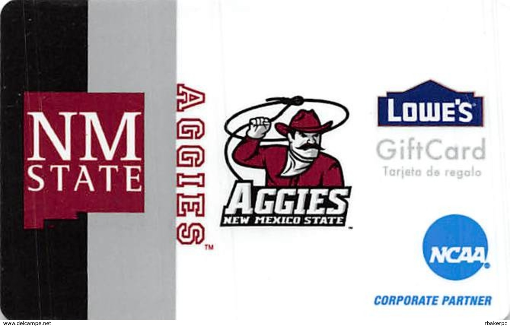 Lowes NCAA Gift Card - New Mexico State Aggies - Gift Cards