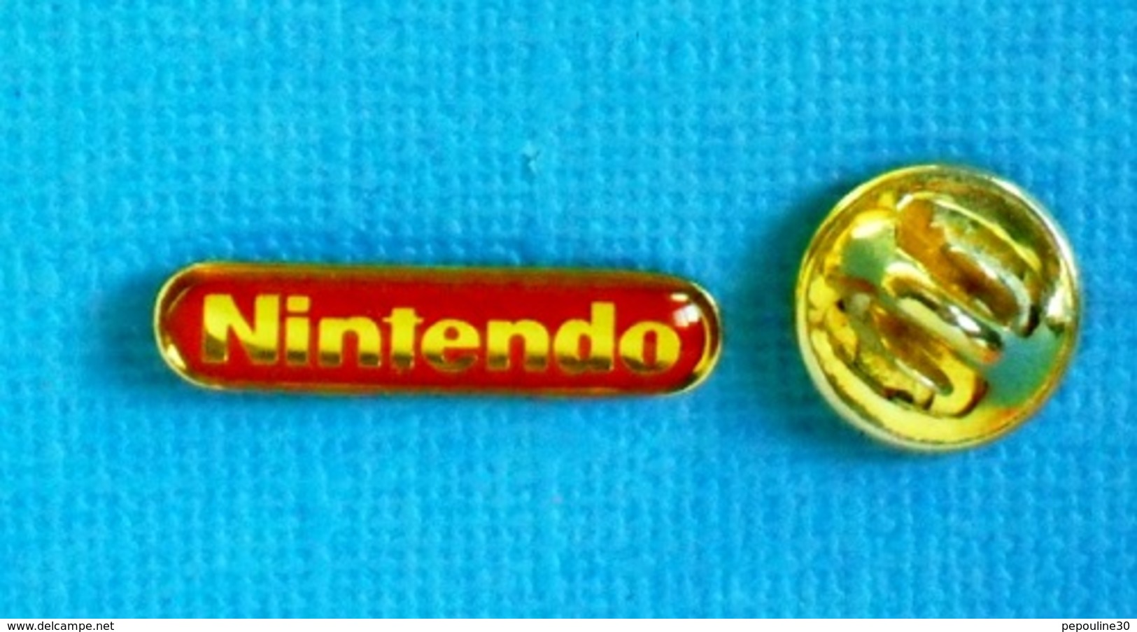 1 PIN'S //   **  LOGO / NINTENDO ** . (<FF>) - Jeux