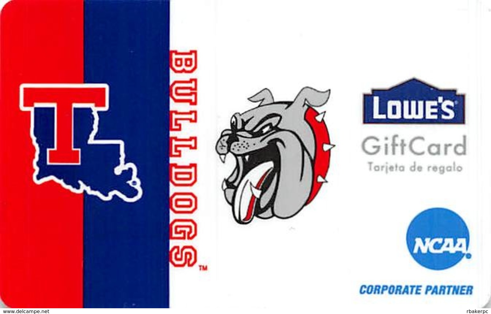 Lowes NCAA Gift Card - Bulldogs - Gift Cards