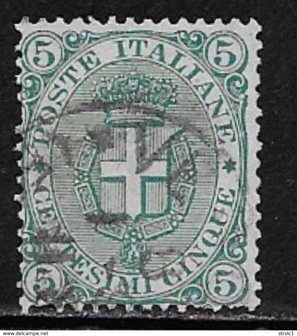 Italy Scott # 67 Used Arms Of Savoy, 1891 - Oblitérés
