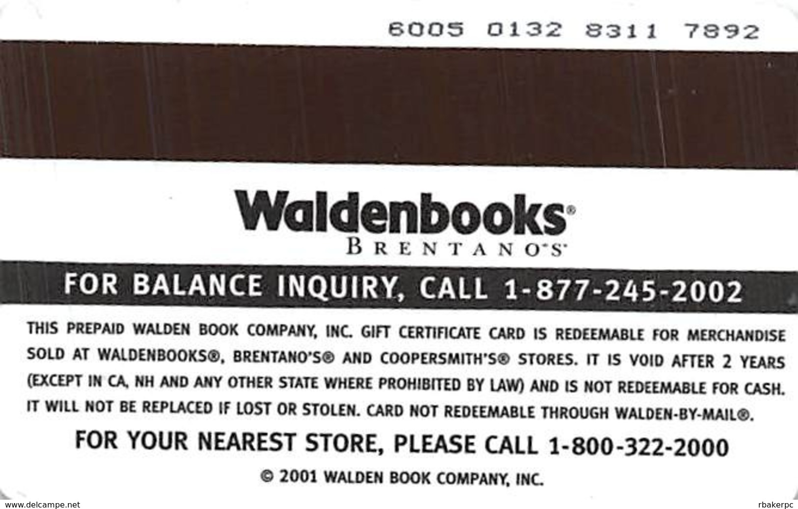 Waldenbooks Gift Card - Gift Cards