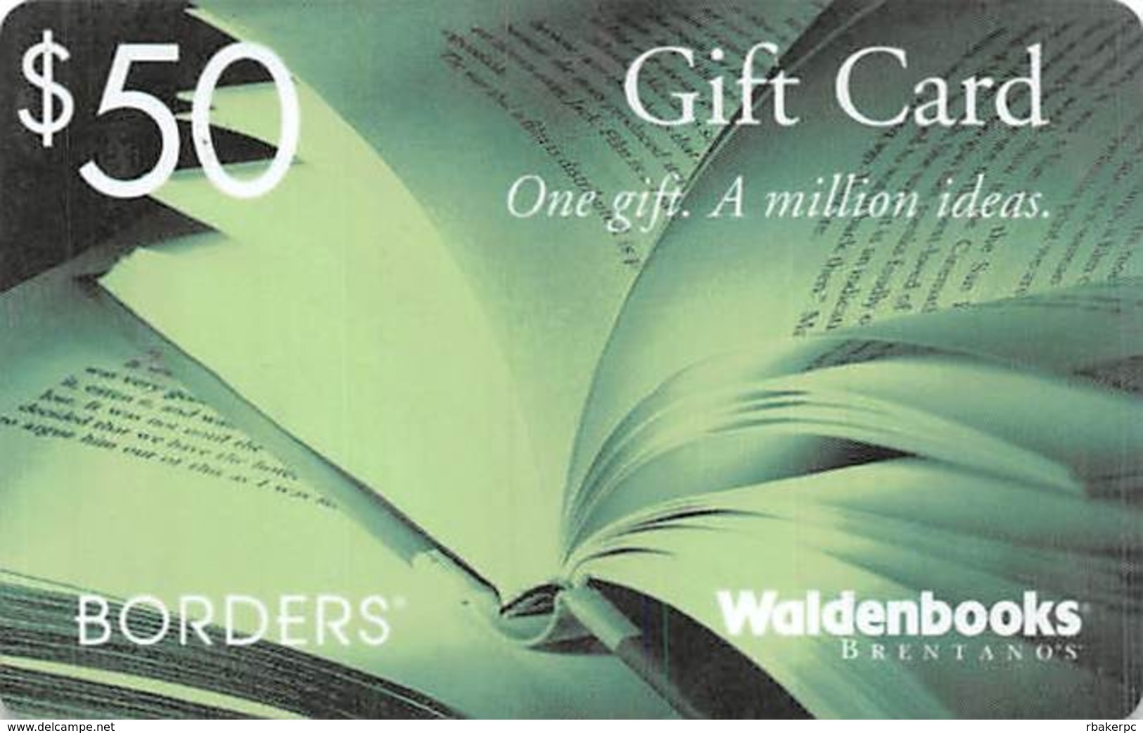 Borders / Waldenbooks Gift Card - Gift Cards