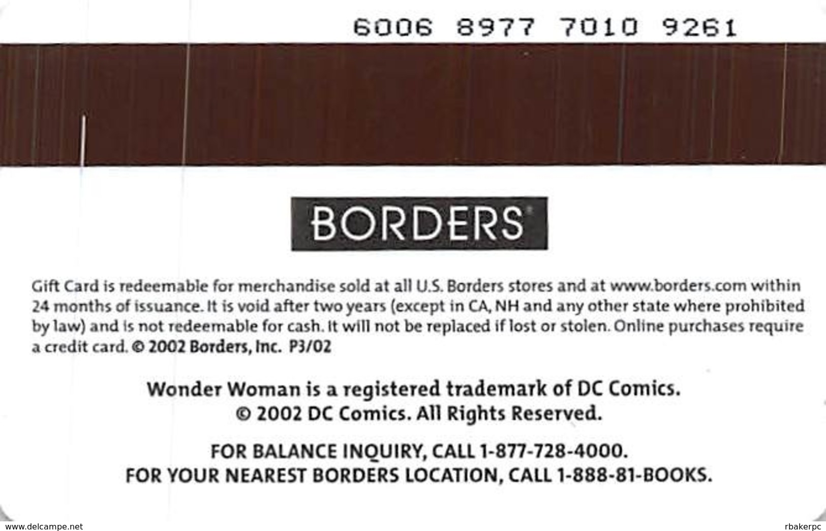 Borders Gift Card - Gift Cards