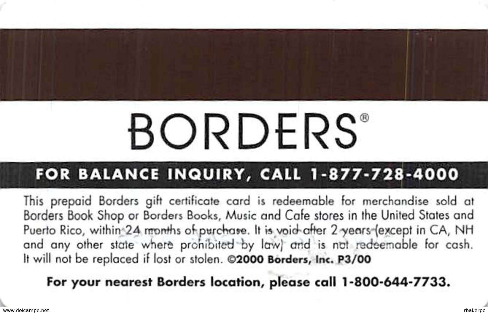 Borders Gift Card @2000 - Gift Cards