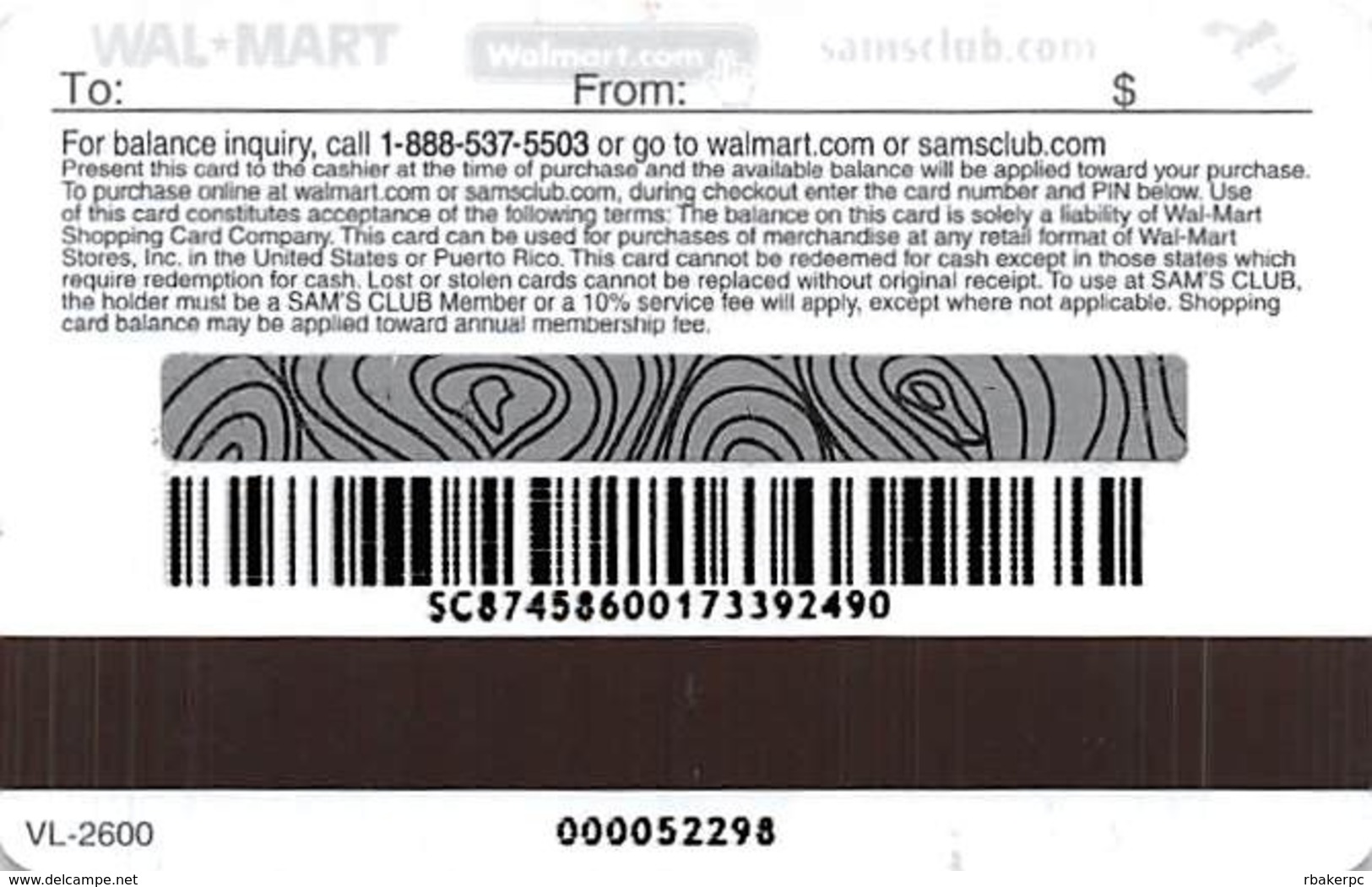 Walmart Gift Card - Gift Cards