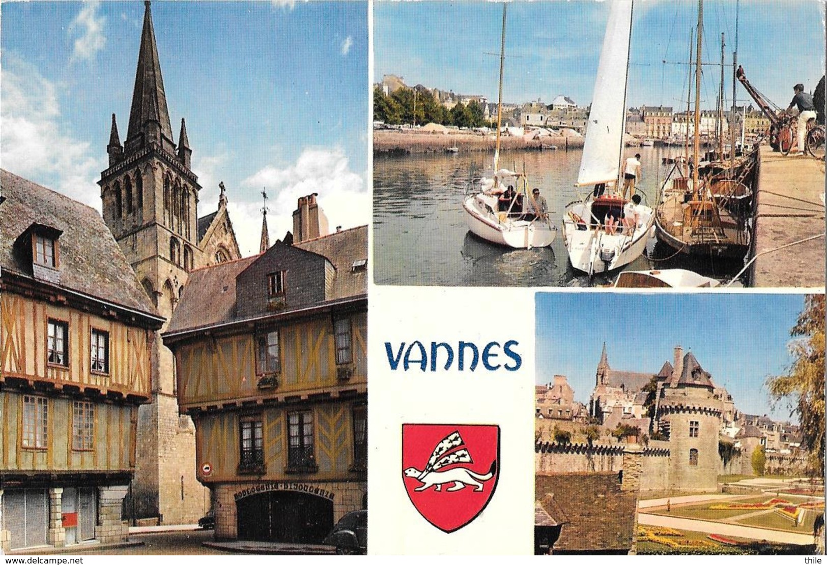 VANNES - Les Vieux Quartiers, Les Remparts Et Le Port - JOS MX 5200 - Vannes