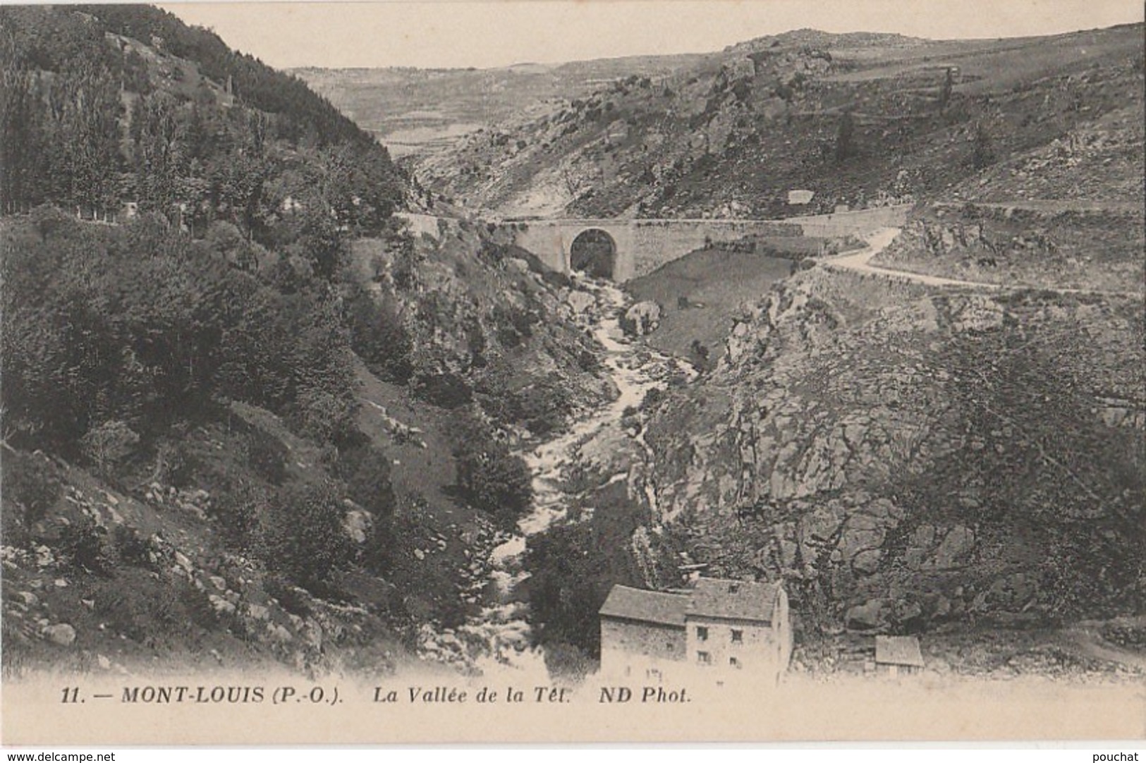 E11- 66) MONT LOUIS (PYRENEES ORIENTALES) LA VALLEE DU TET - (2 SCANS) - Autres & Non Classés