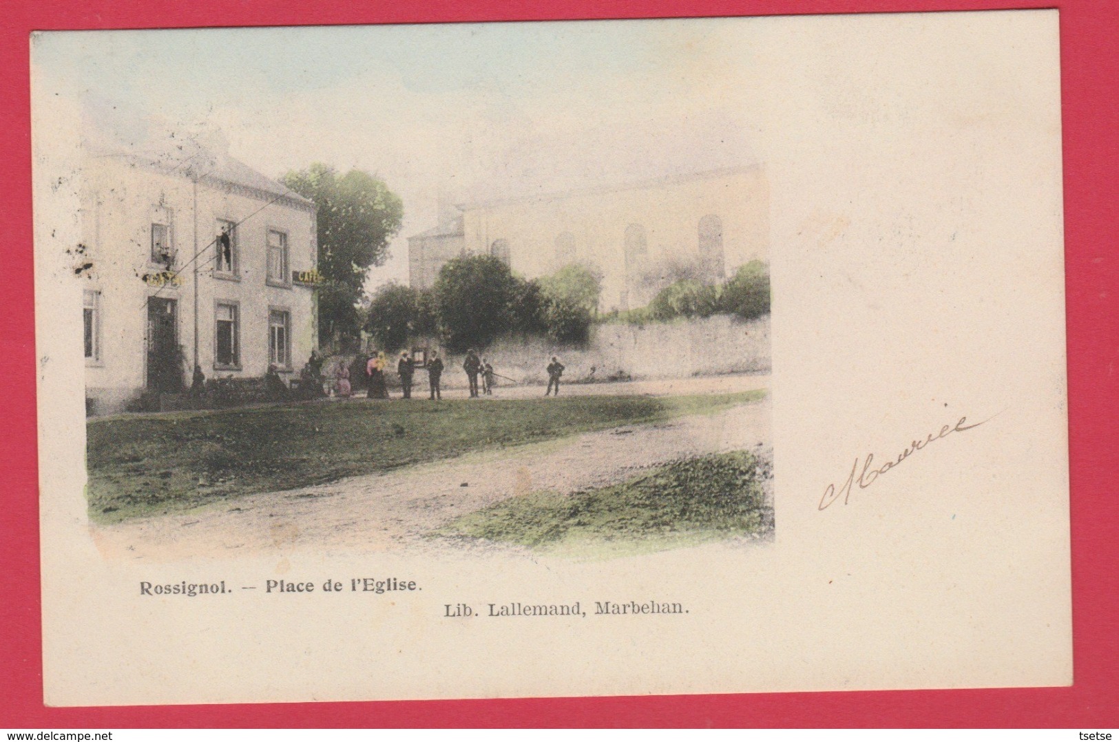 Rossignol - Place De L'Eglise  - 1906 ( Voir Verso ) - Tintigny