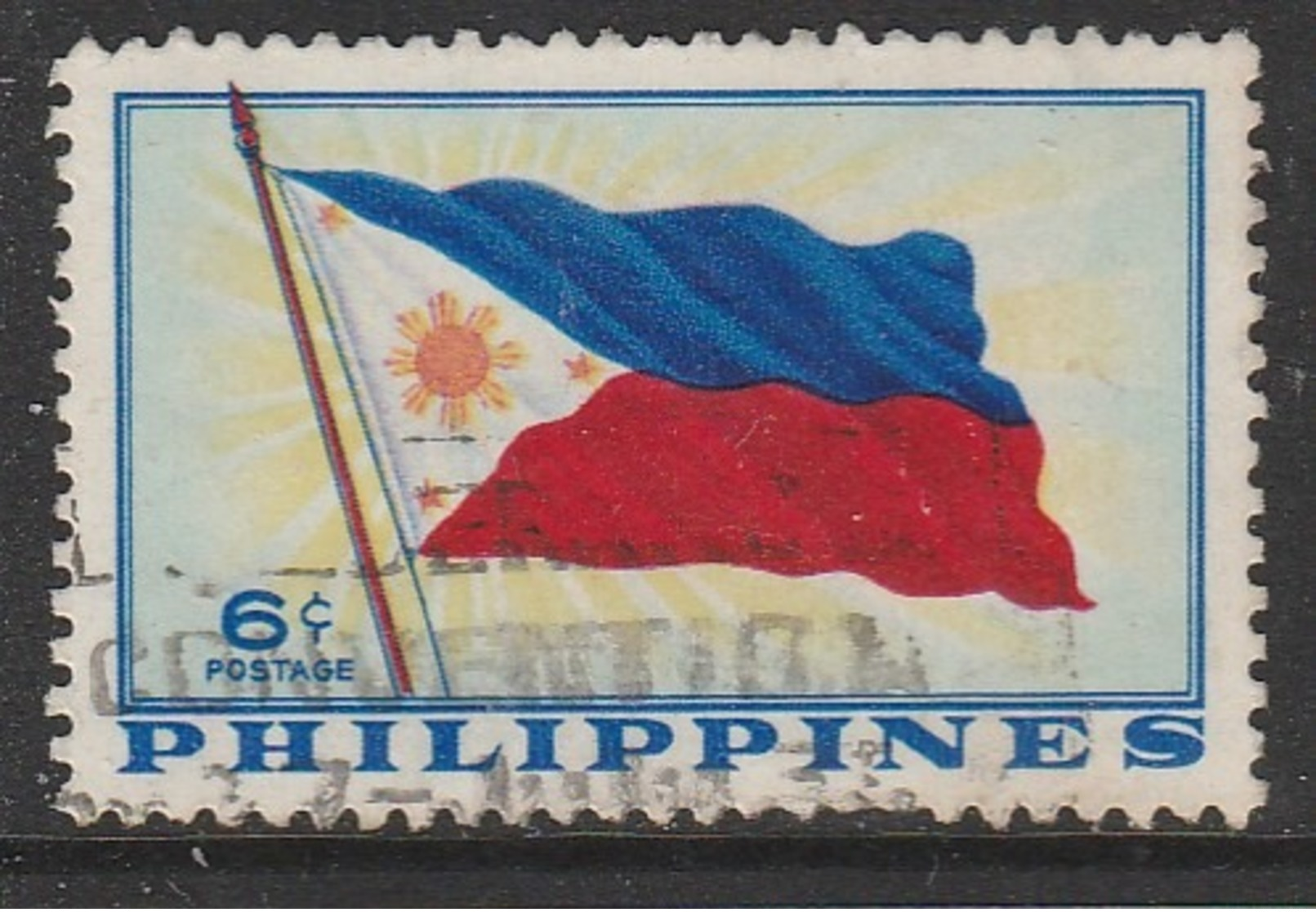 Philippines 1959 Adoption Of Philippine Constitution 6 C Multicoloured SW 632 O Used - Philippines