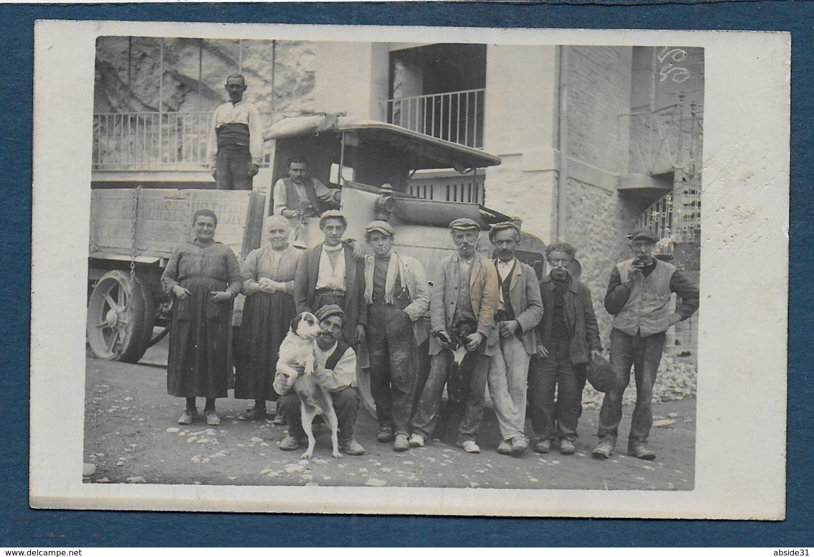 CAHORS - Carte Photo - Matériaux De Construction CAHORS ( Inscription Sur Camion ) - Cahors