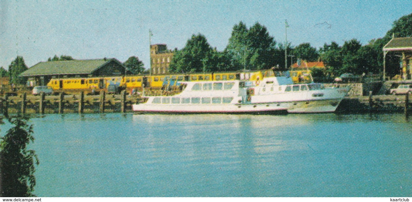 Groeten Uit Enkhuizen - NS TREIN, Rondvaartboot, Vissersschepen, Jachten - Enkhuizen