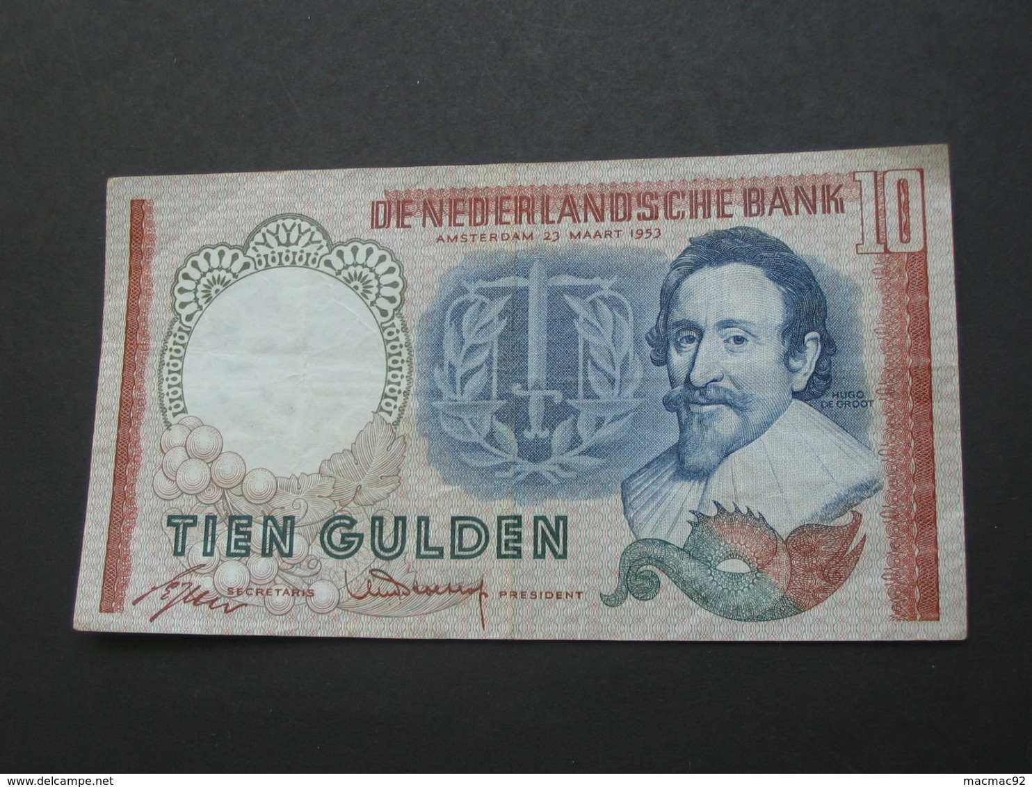 10 Tien Gulden 1953 De Nederlandsche Bank  **** EN  ACHAT IMMEDIAT  **** - 10 Gulden