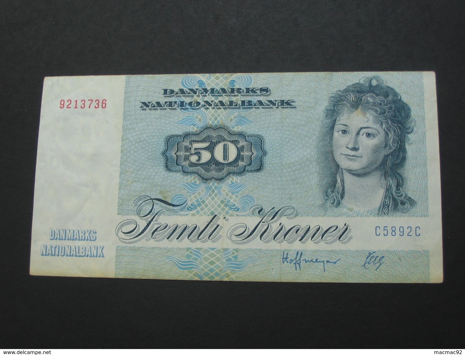 50 Femti  Kroner 1972-1978 - DANEMARK - Danmarks Nationalbamk  **** ACHAT IMMEDIAT *** - Danimarca