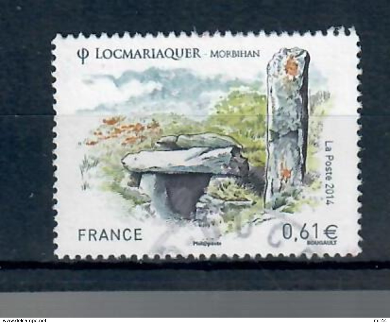 1yt-4882-locmariaquer-megalithes-dolmen-menhir-cachet Rond - Used Stamps