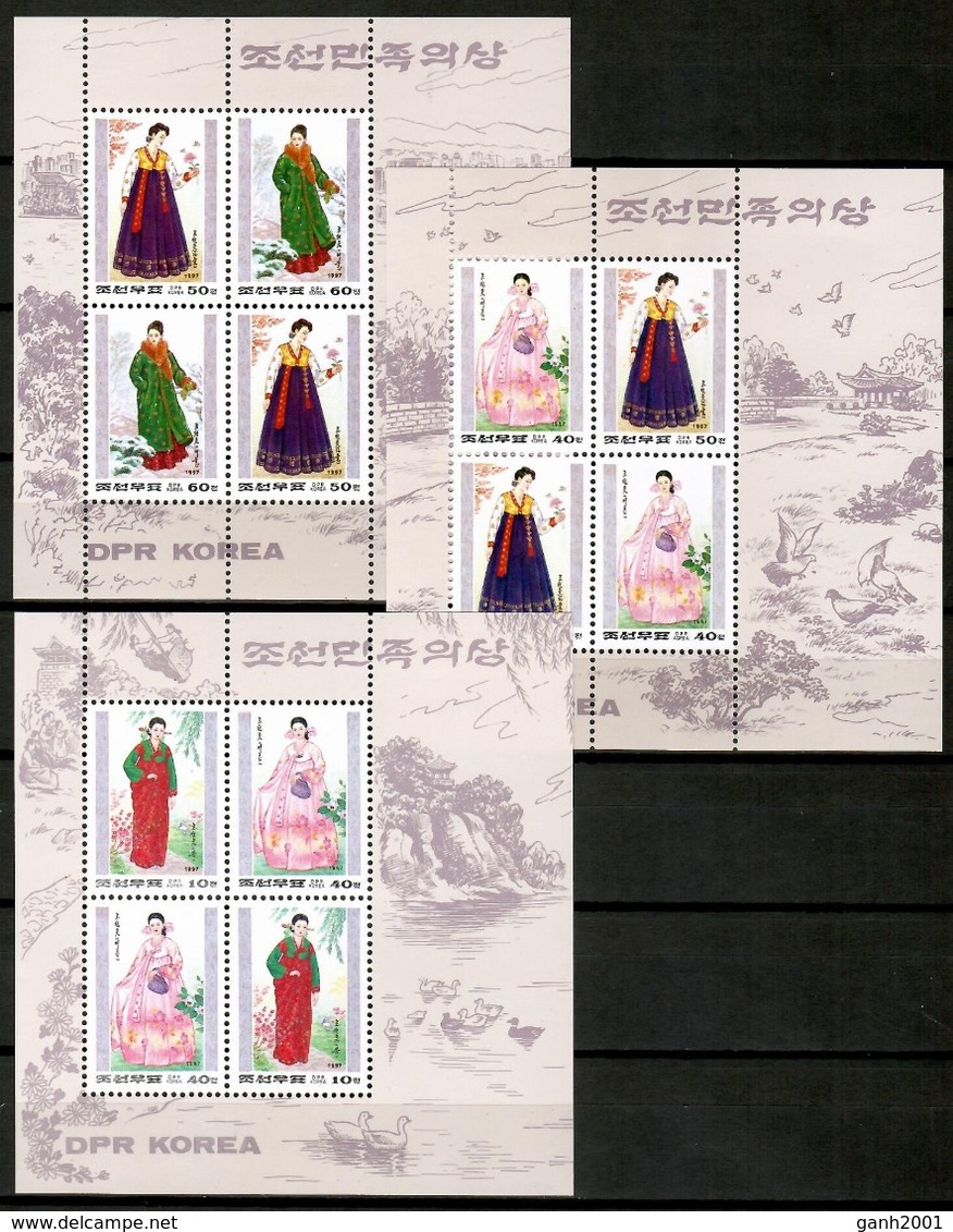 Korea North 1997 Corea / Folk Costumes MNH Trajes Típicos Folklore Kostüme / Cu12931  34-25 - Otros & Sin Clasificación