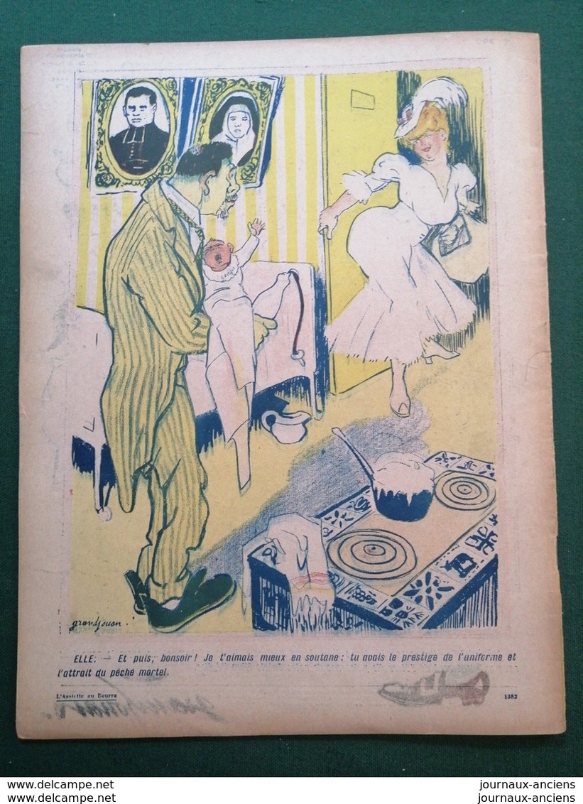 1906 L'ASSIETTE AU BEURRE - GRANDJOUAN - LES DÉFROQUÉS - POT DE CHAMBRE - 1900 - 1949