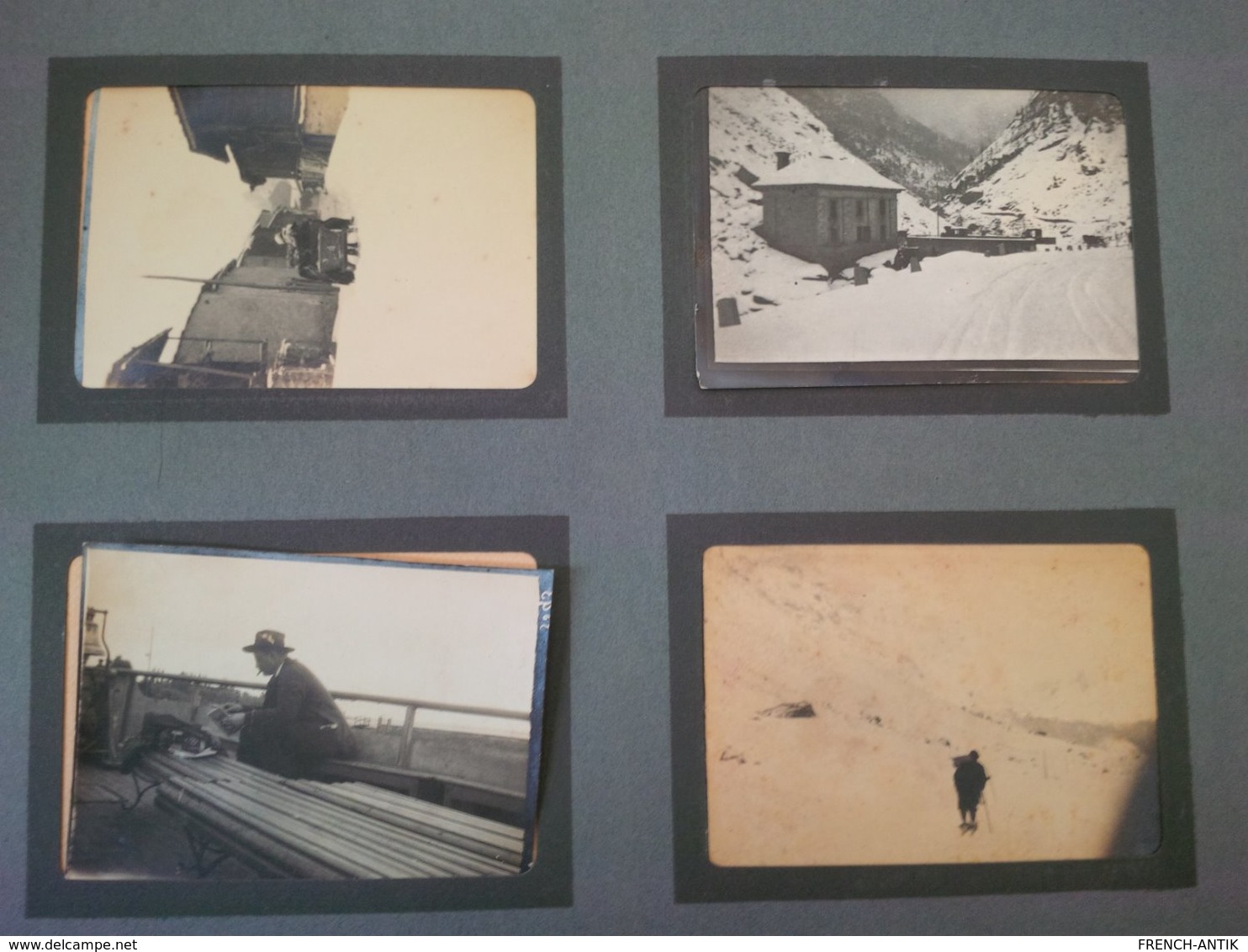 LOT 4 ALBUM SPORTS D HIVER MONTAGNE ZERMATT GRUNDENWALD BERNE MONT ST BERNARD BERN OURS CHIEN SKI - Albums & Collections