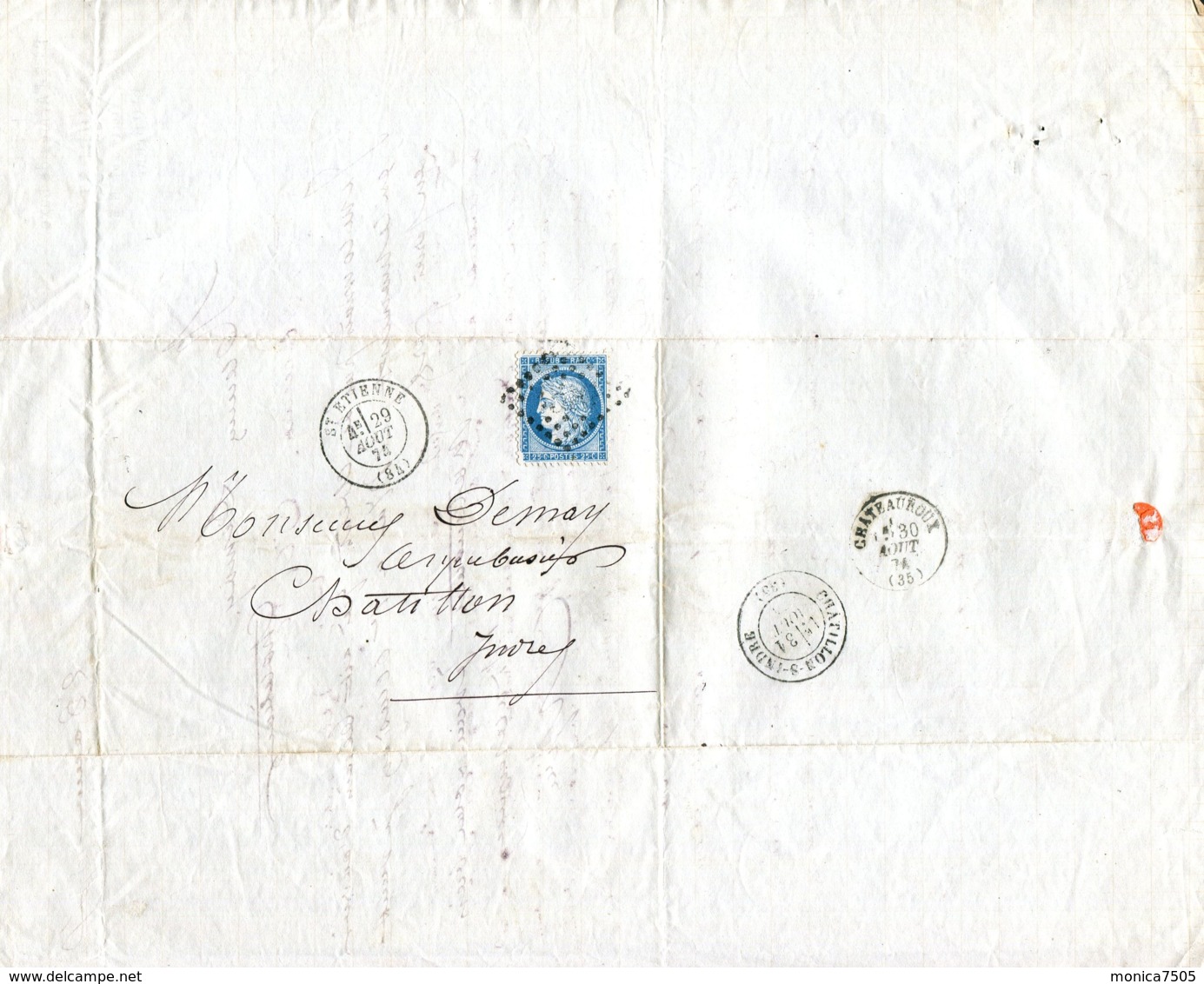 FRANCE ( LOT ) 20  LETTRES  DIFFERENTES  COMME  LE  MODELE  PRESENTE , A  SAISIR . - 1871-1875 Ceres