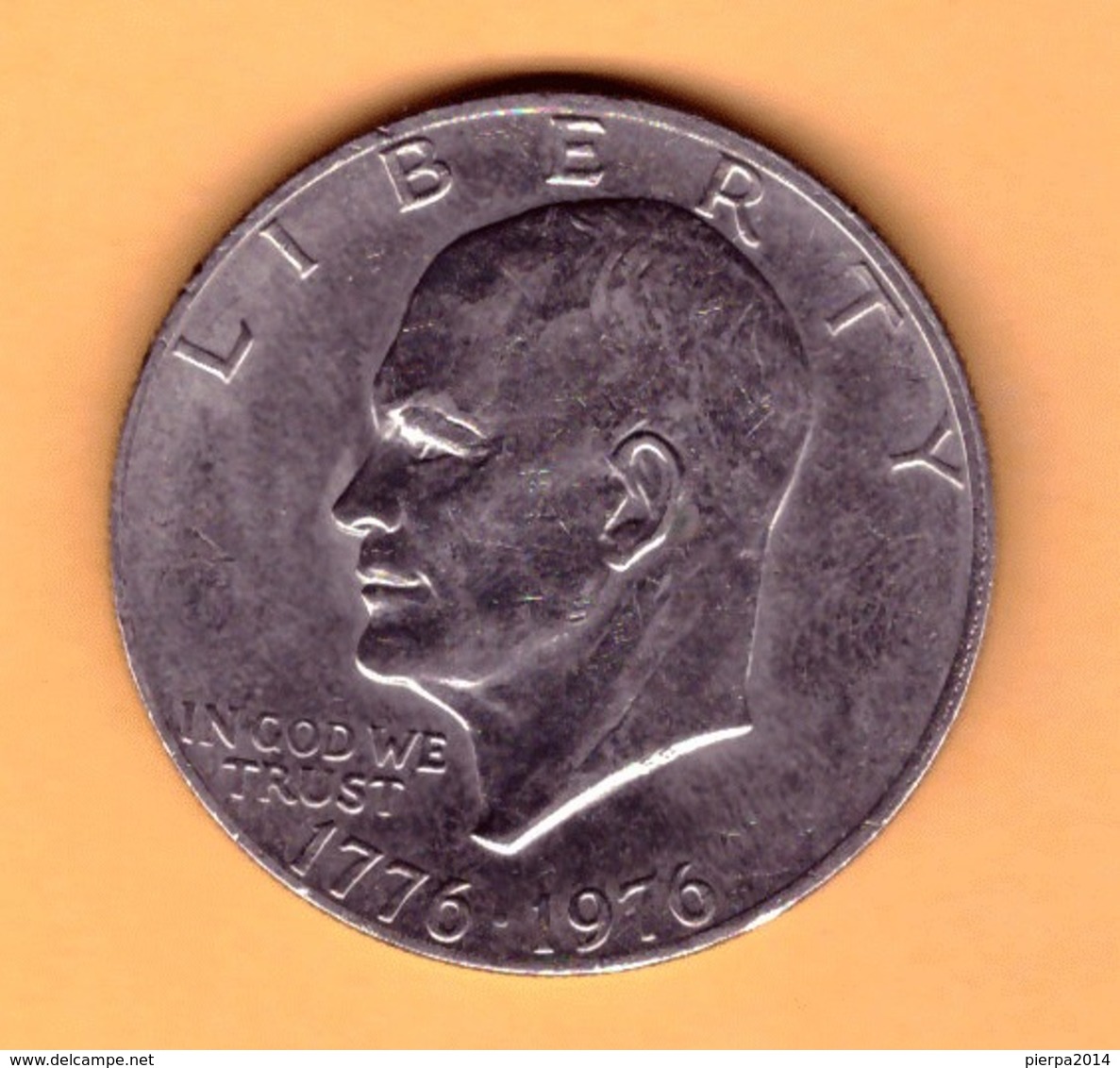 Etats Unis .1 Dollar 1976 . Eisenhower. Bicentenaire 1776 1976 - 1971-1978: Eisenhower