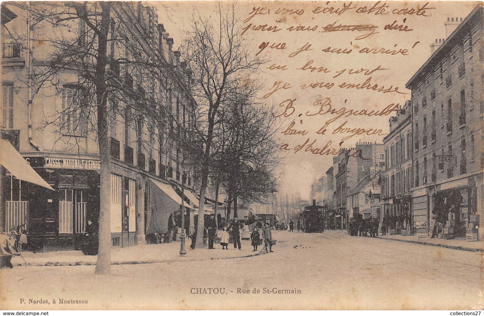 78-CHATOU- RUE DE SAINT- GERMAIN - Chatou