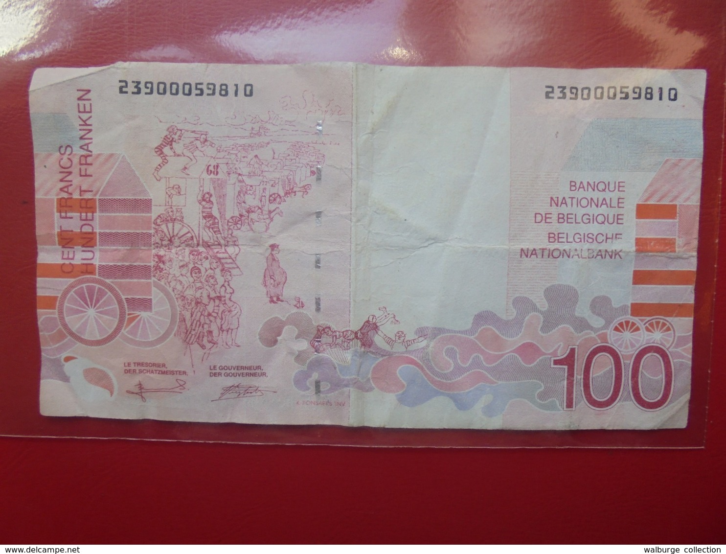BELGIQUE 100 FRANCS 1995-2001 CIRCULER - 100 Francs