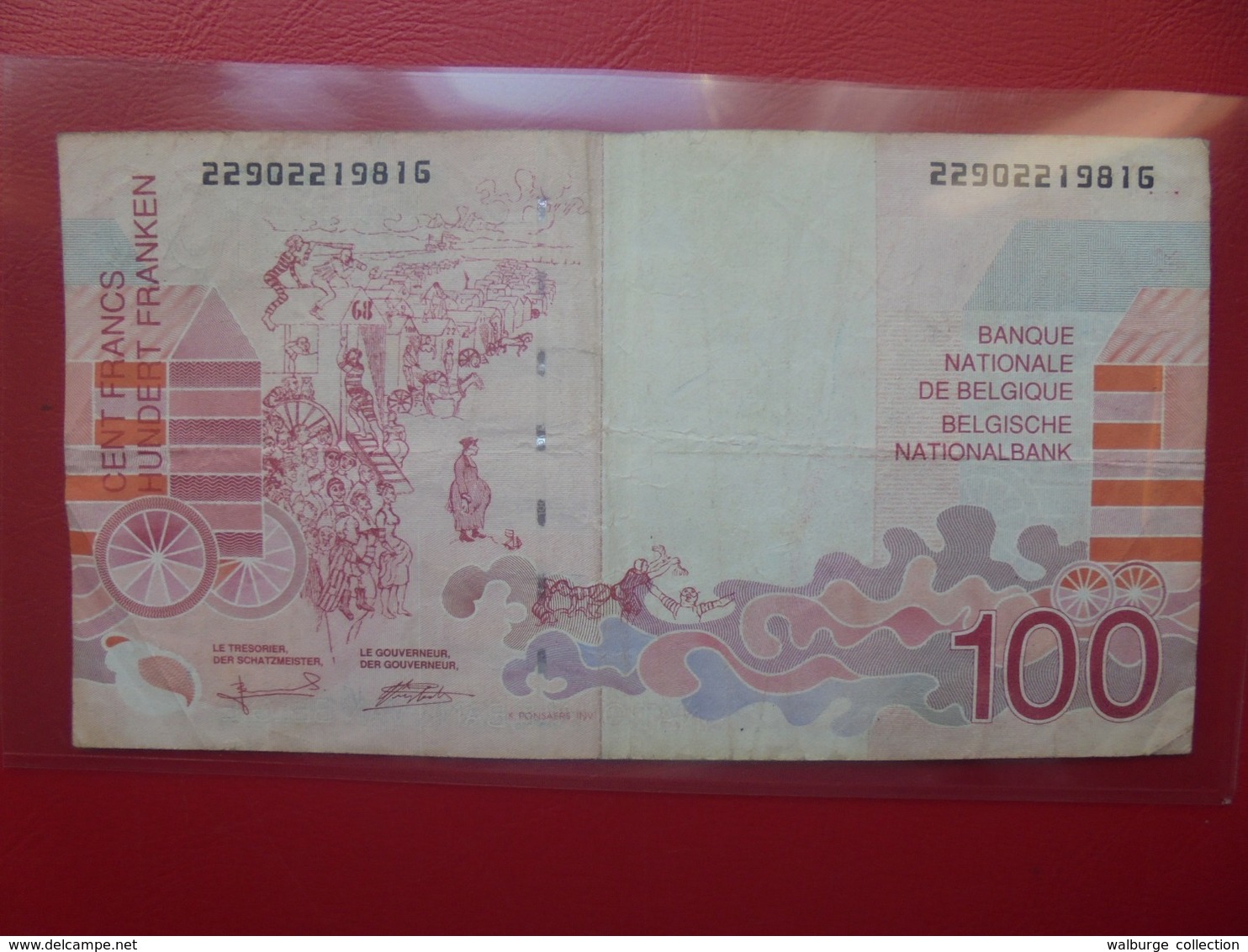 BELGIQUE 100 FRANCS 1995-2001 CIRCULER - 100 Francs