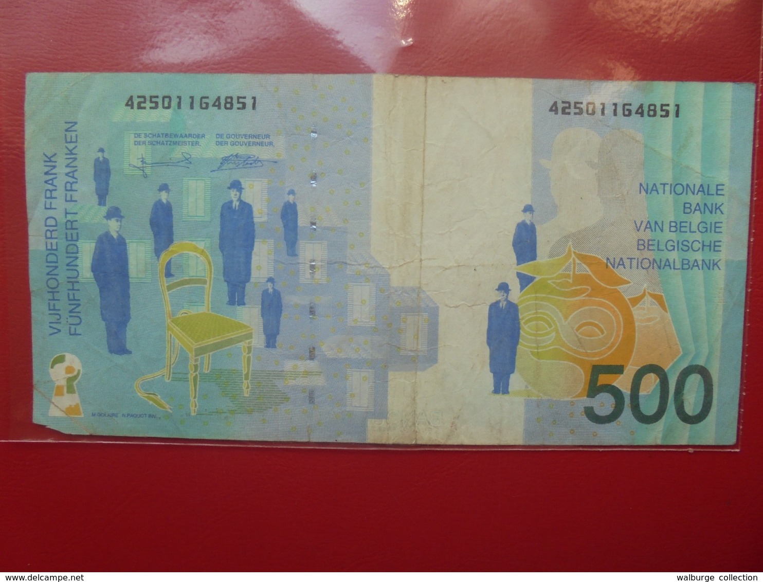 BELGIQUE 500 FRANCS 1998-2001 CIRCULER - 500 Francs