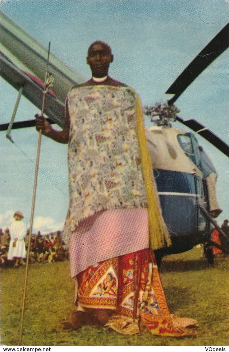 CP - Hélicoptère - Voyage Du Roi Au Congo - Ete 1955 - Hélicoptères