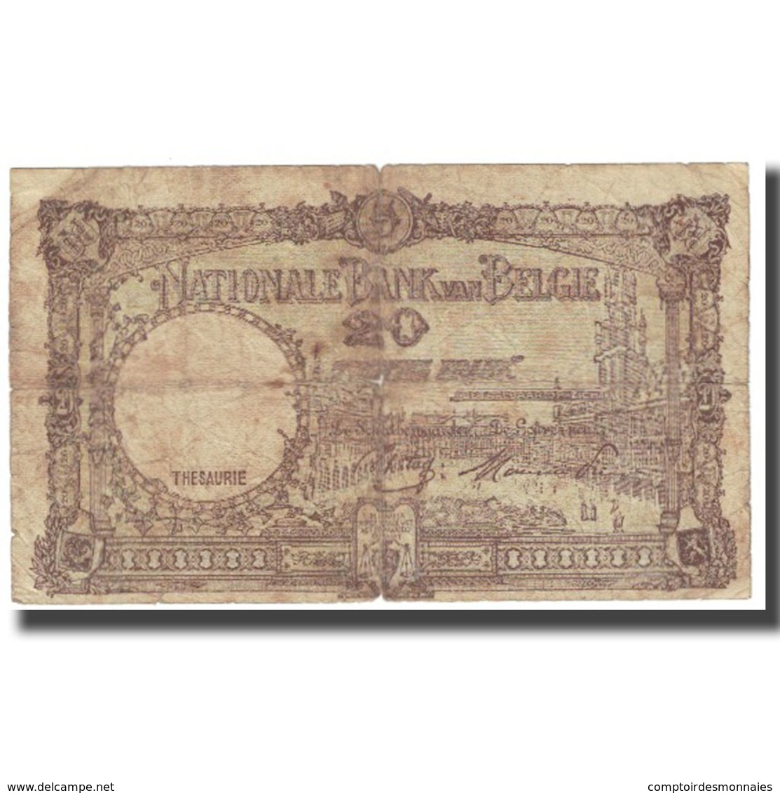 Billet, Belgique, 20 Francs, 1945, 1945-03-14, KM:94, TB - 20 Francs