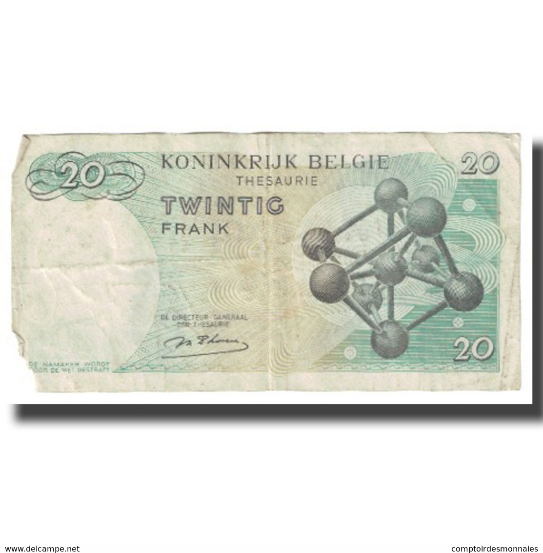 Billet, Belgique, 20 Francs, 1964, 1964-06-15, KM:138, TB - Altri & Non Classificati