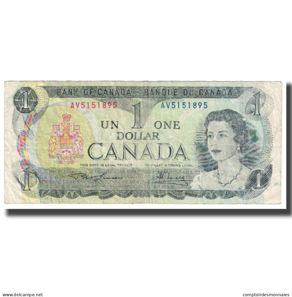 Billet, Canada, 1 Dollar, 1973, KM:85c, TB - Canada