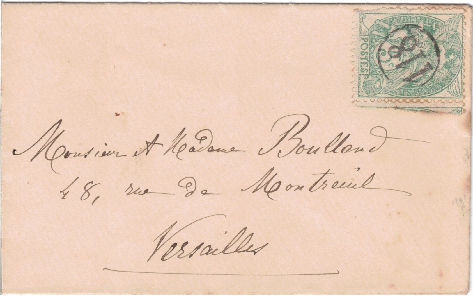 LETTRE - 1900-29 Blanc