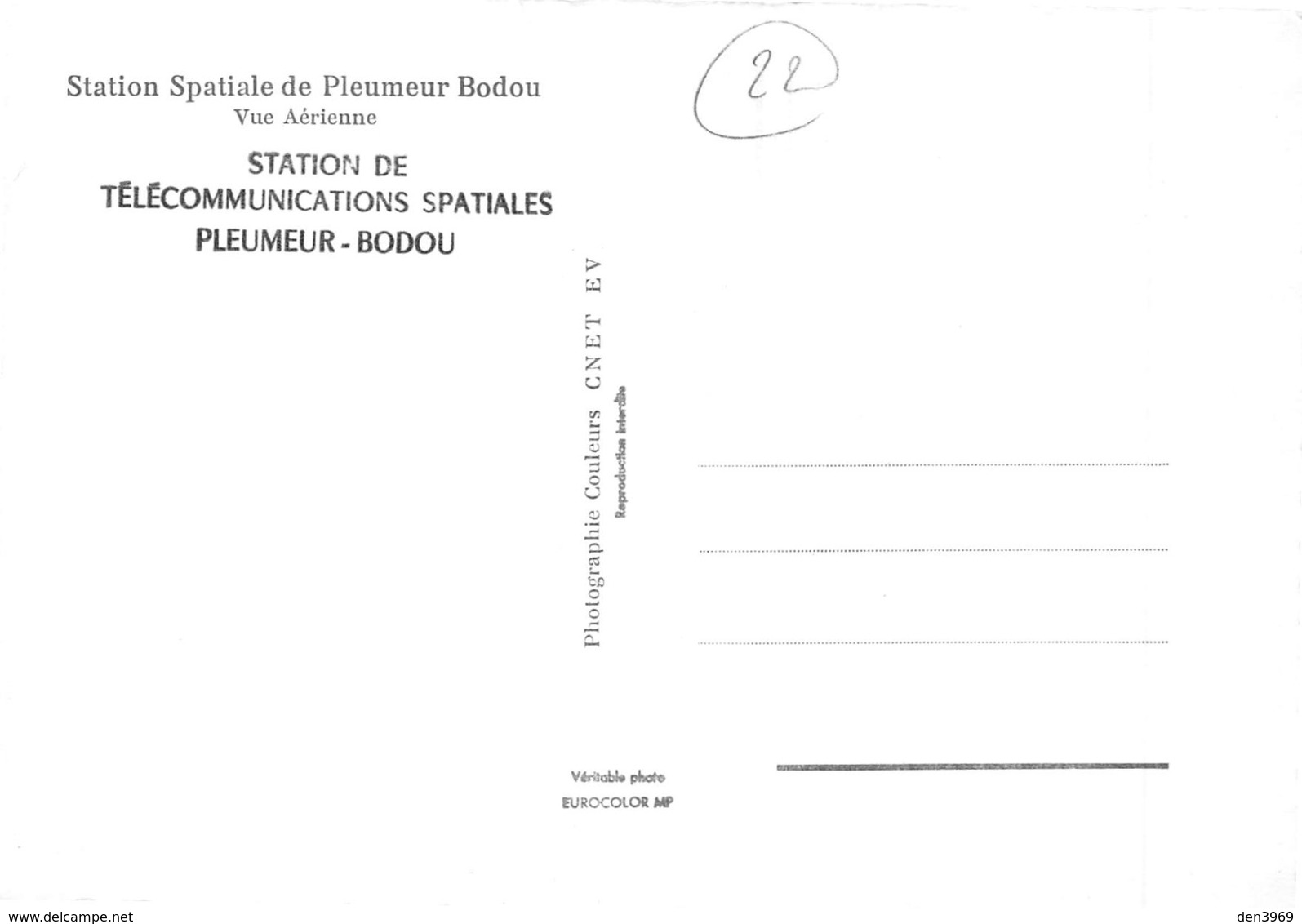 Station De Télécommunications Spatiales De PLEUMEUR-BODOU - Vue Aérienne - Pleumeur-Bodou