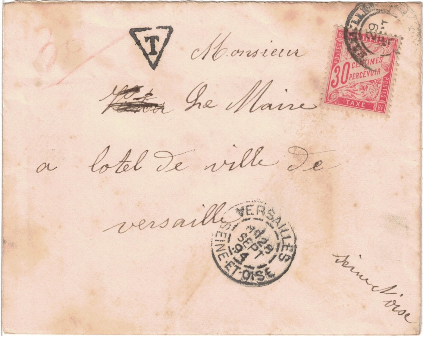 LETTRE - 1859-1959 Brieven & Documenten