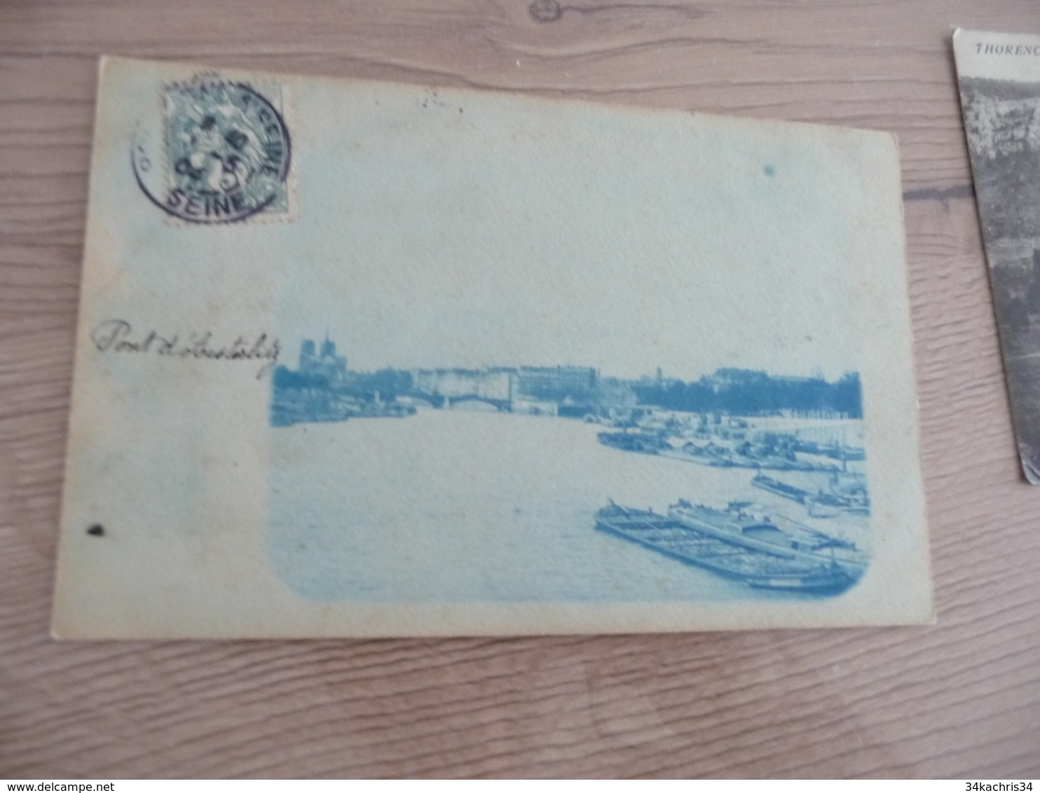 Carte Photo 75 Paris Bleutée Pont D'Austerlitz 1904 - Cartas Panorámicas