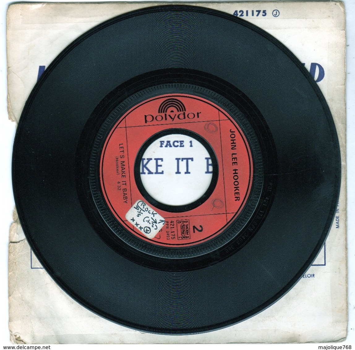 John Lee Hooker - Shake It Baby - Let's Make It Baby - Polydor 421175 - 1968 - - Blues