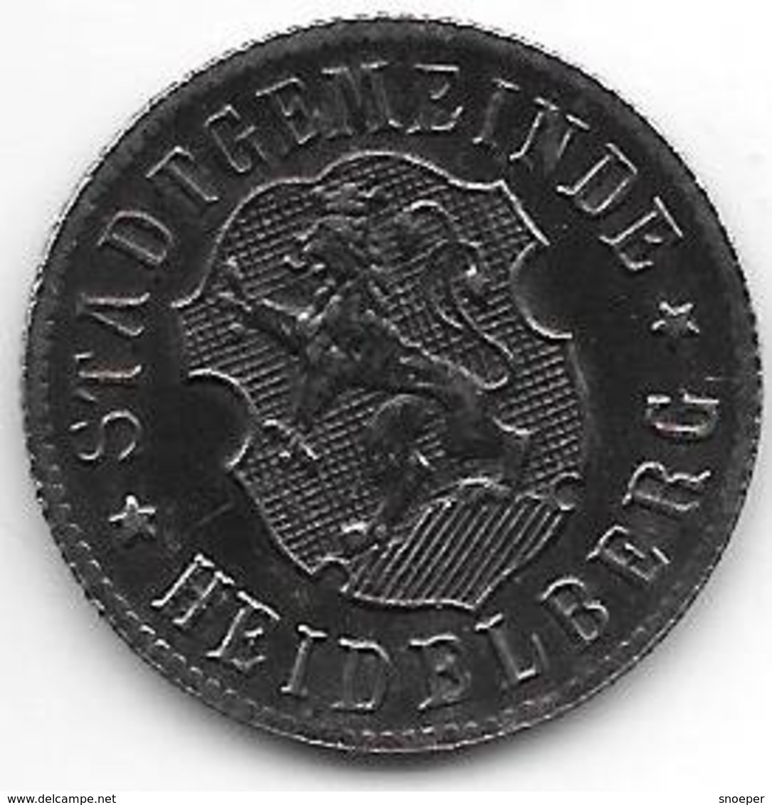 *notgeld  Heidelberg 50 Pfenng ND/o.j. Fe  6154.4 / F203.4Aa - Otros & Sin Clasificación