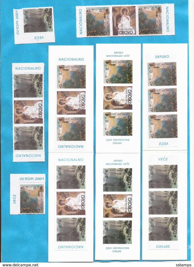 2000-07     EUROPA CEPT KOSOVO SERBIA SRBIJA  SAMMLUNG LUX  JETZ KAUFEN  EINMALIG INTERESSANT MNH - Sammlungen