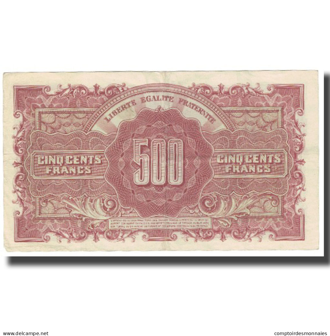 France, 500 Francs, Marianne, SPL, Fayette:11.3, KM:106 - 1943-1945 Maríanne