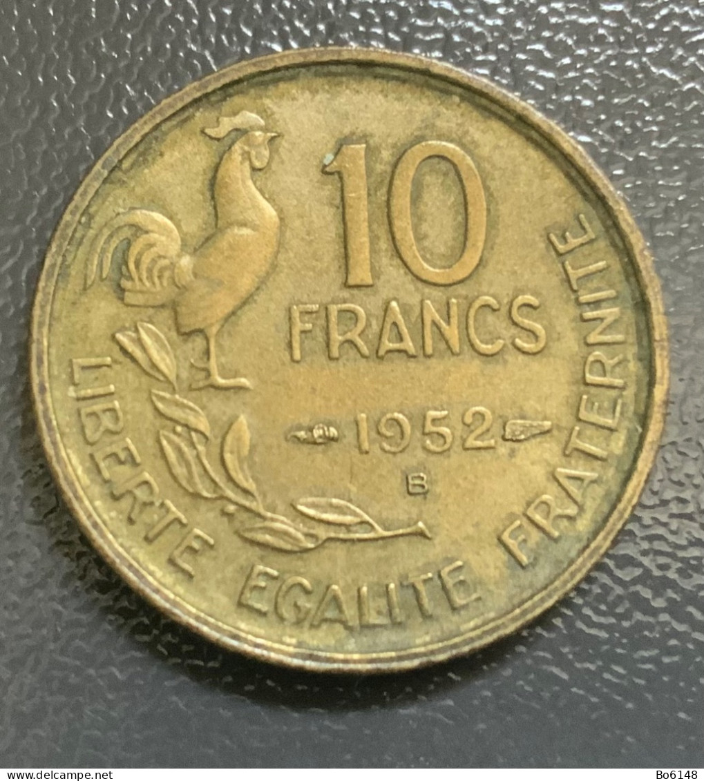 FRANCIA - FRANCE  Moneta 10  Francs / 10 Franchi  1952 Galletto - Altri & Non Classificati