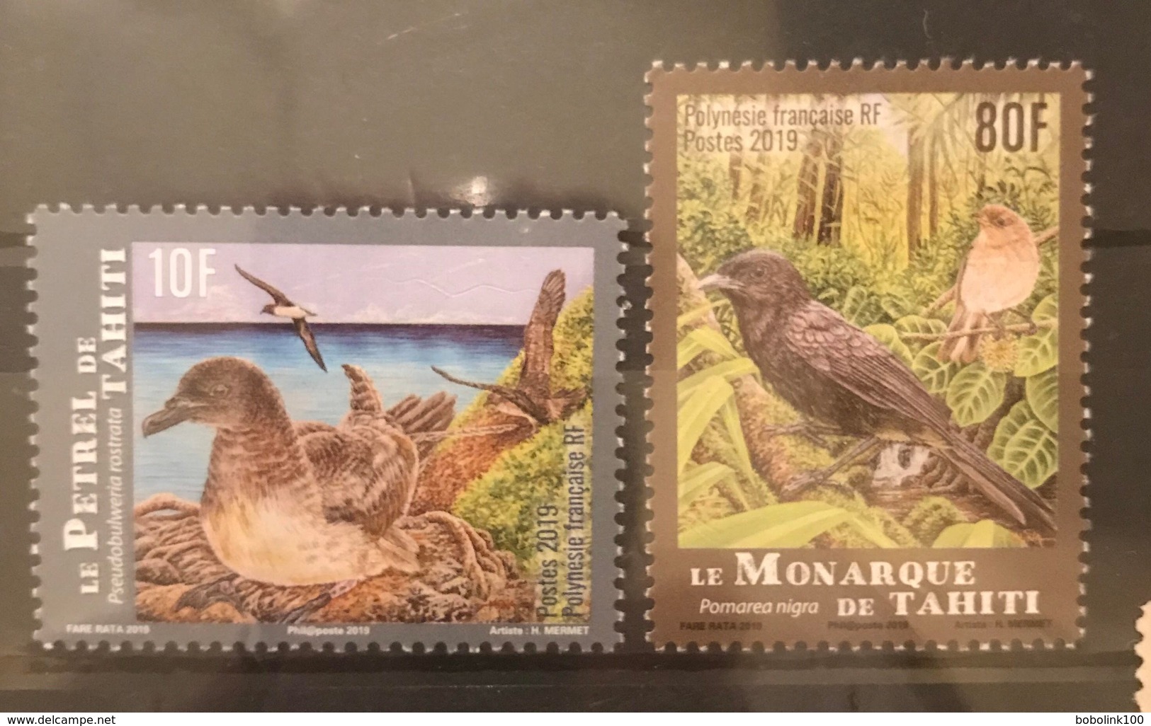 NEW CALEDONIA 2018 Birds Of Tahiti 2v MNH - Andere & Zonder Classificatie