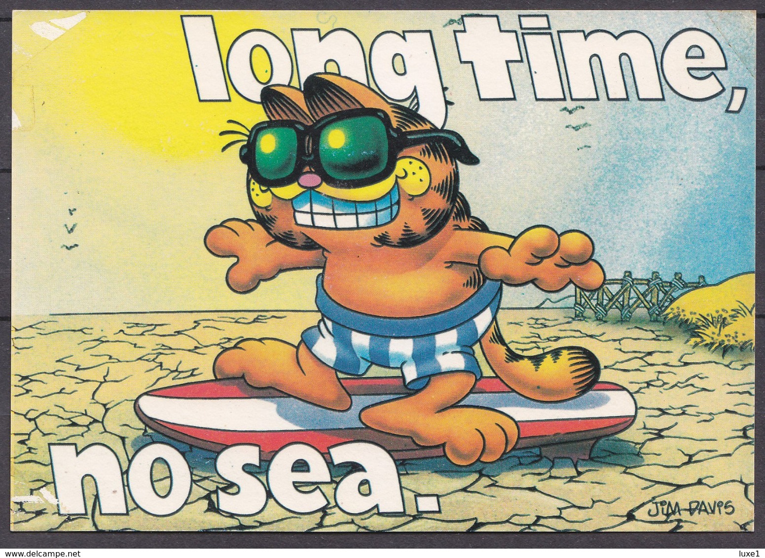 Garfield , OLD POSTCARD - Séries TV