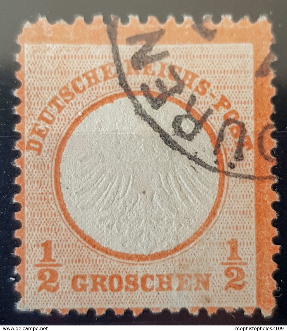 DEUTSCHES REICH 1872 - Canceled - Mi 3 - 1/2g Kleines Brustschild - Usati