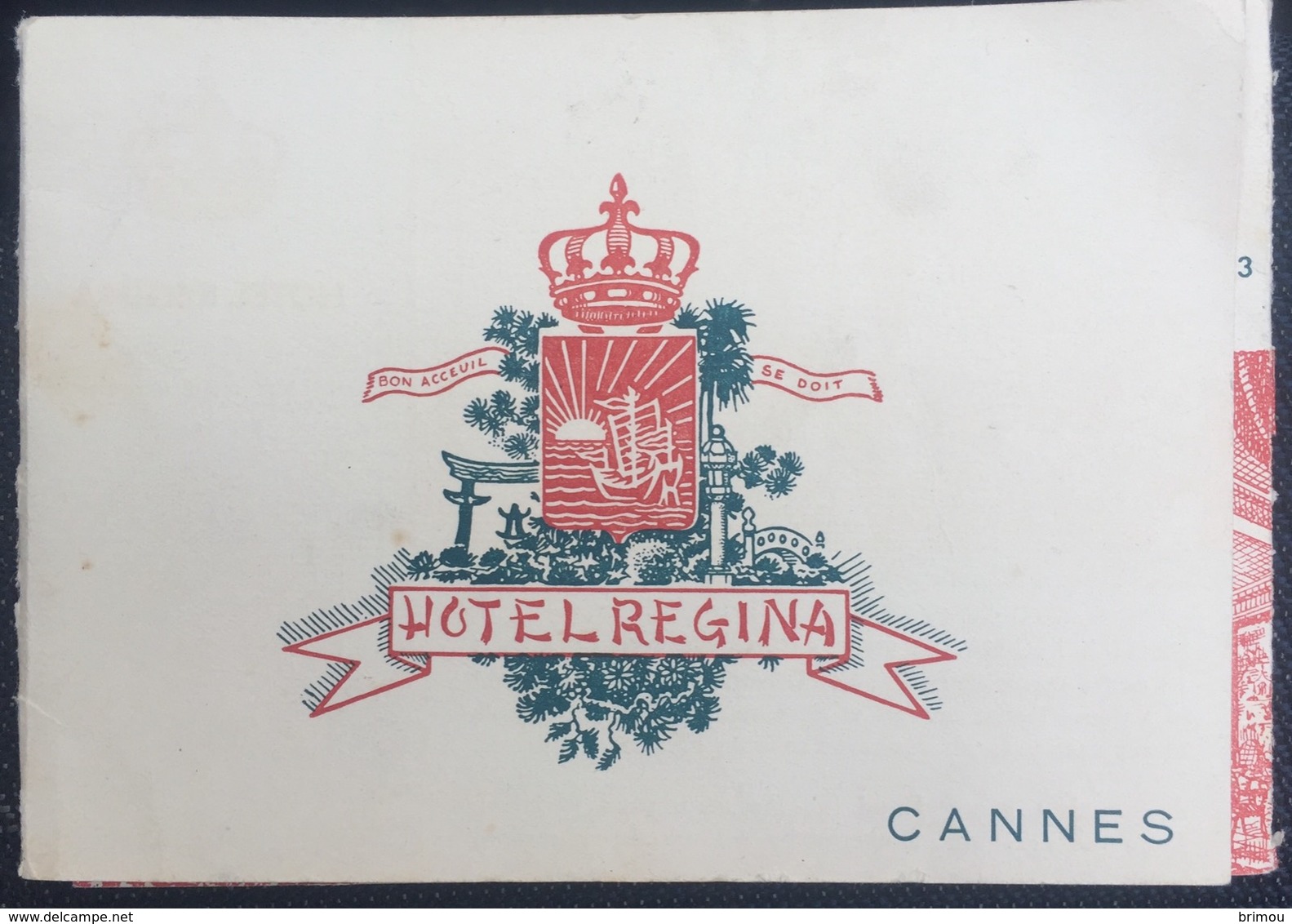 Hôtel Regina, Cannes, Voir Les Scans. - Hotels & Restaurants