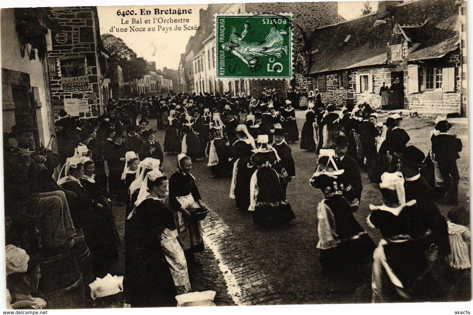 CPA En Bretagne-Le Bal Et L'Orchestre D'une Noce Au Pays De SCAER (188671) - Sonstige & Ohne Zuordnung