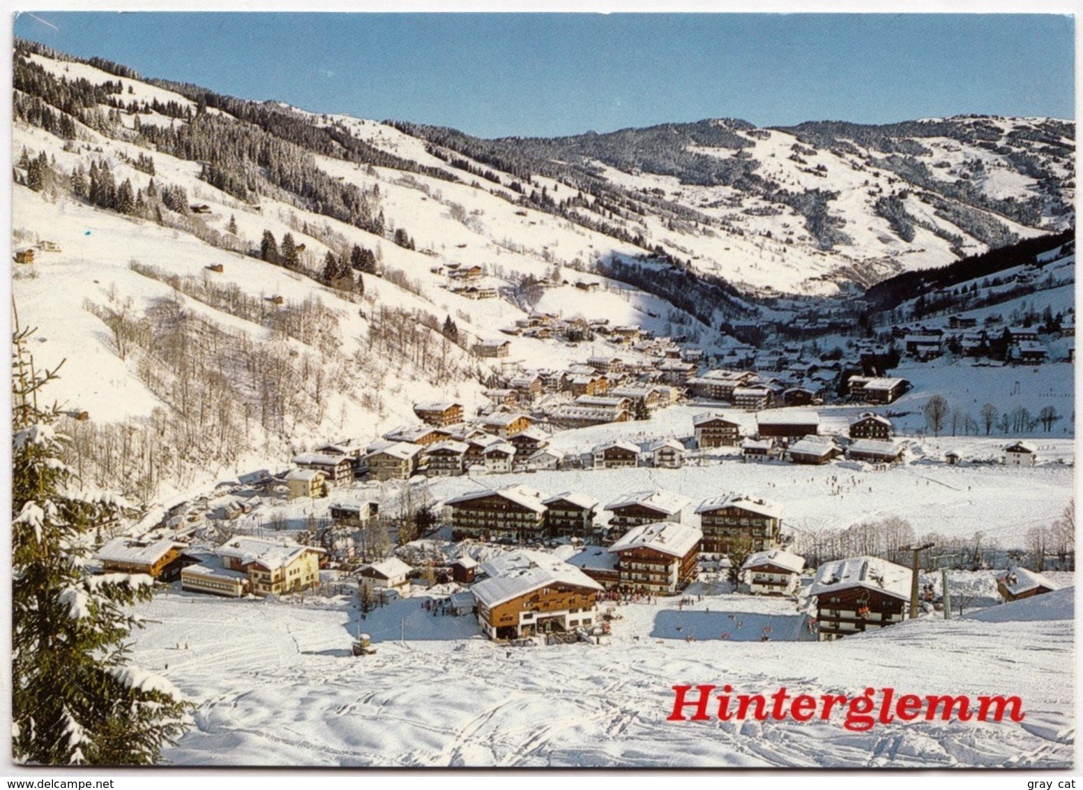 Hinterglemm, Austria, 1985 Used Postcard [23448] - Saalbach