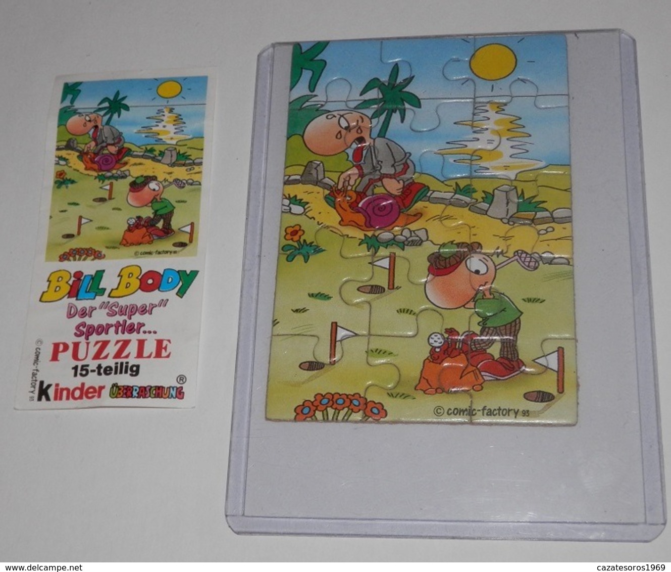 PUZZLE  KINDER SUPRISE  BILL BODY - Puzzles