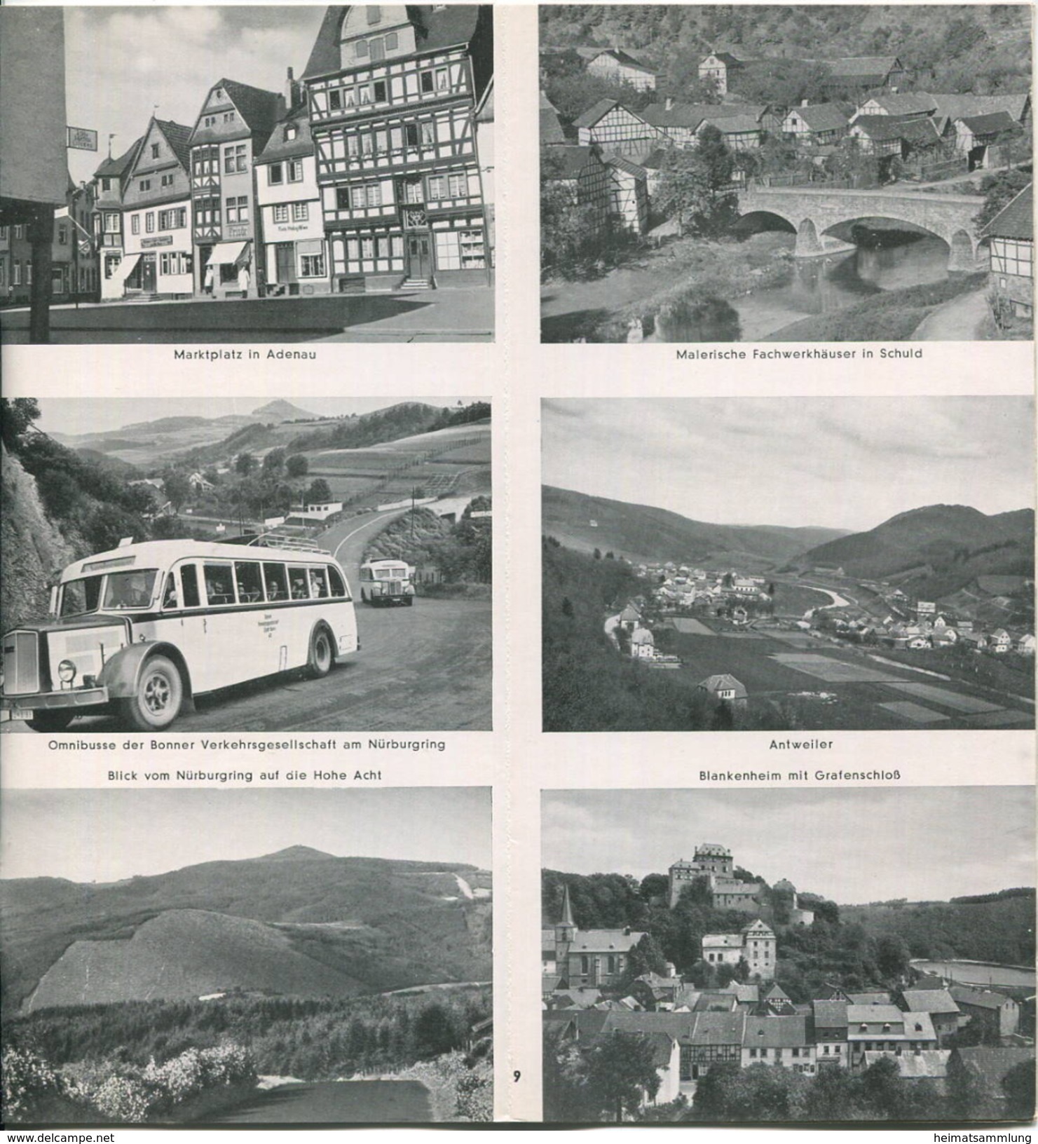 Das Ahrtal - Vom Rhein Zum Nürburgring 1940 - 12 Seiten Mit 27 Abbildungen - Reiseprospekte