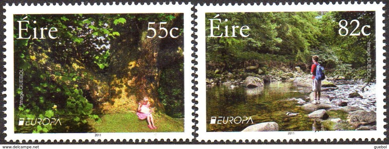 CEPT / Europa 2011 Irlande N° 1970 Et 1971 ** Les Forêts - 2011