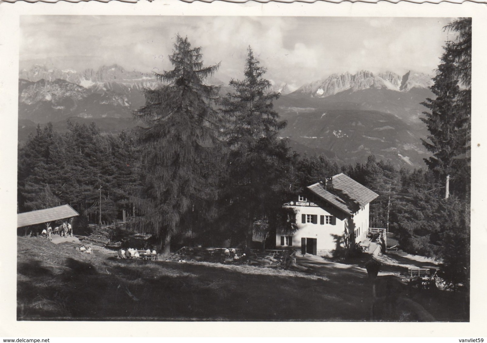 SAN GENESIO-BOLZANO-PENSIONE=STELLA ALPINA=-CARTOLINA VERA FOTOGRAFIA VIAGGIATA IL 2-8-1973 - Bolzano (Bozen)